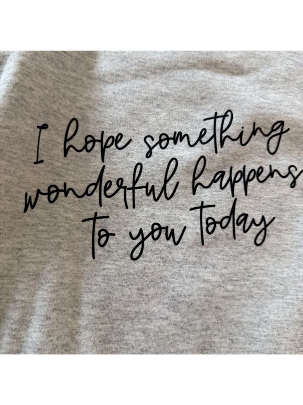 Gilden Womens Gray Sweatshirt Large Something Wonderful - Picture 8 of 8